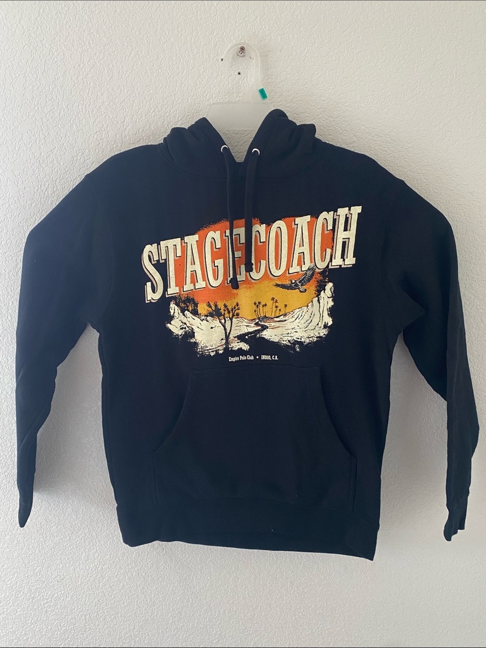 Stagecoach California’s Country Music Festival Black Graphic Hoodie Size S